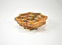 Nádoby - Drevená miska 16cm špaltovaná jelša - 11663952_