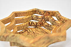 Nádoby - Drevená miska 16cm špaltovaná jelša - 11663961_
