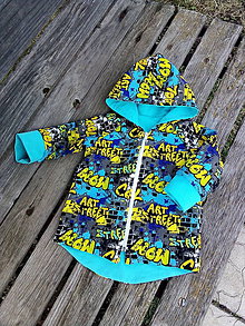 Detské oblečenie - Dvojvrstvové kabátiky - teplákovina - 11664107_