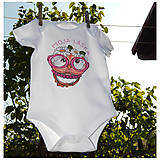 Detské oblečenie - Detské bavlnené body - OčiPuči Baby Pimkie 3-6 - 11668310_