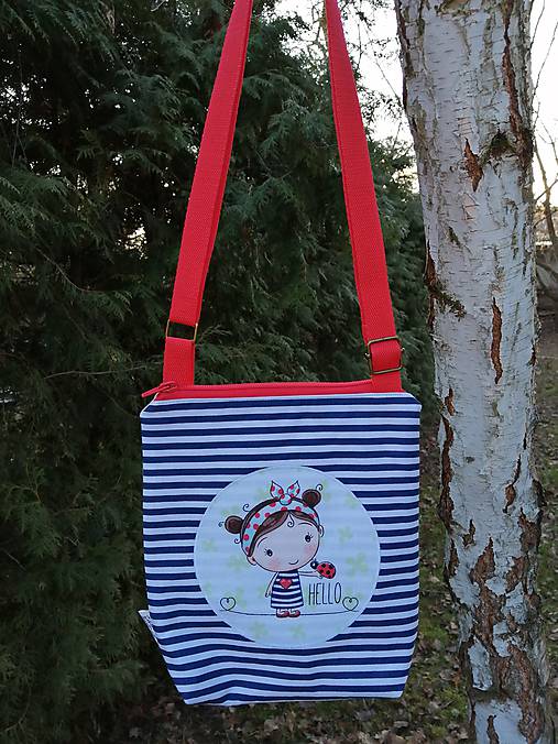 Kabelky - Dievčatko  (S lienkou) - 11669214_