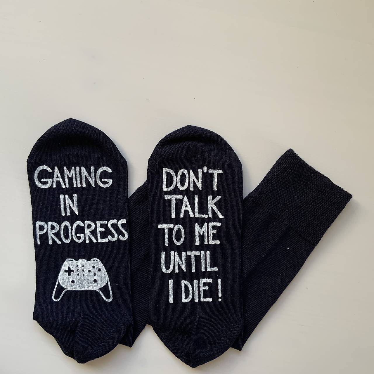 Maľované ponožky pre milovníka hier