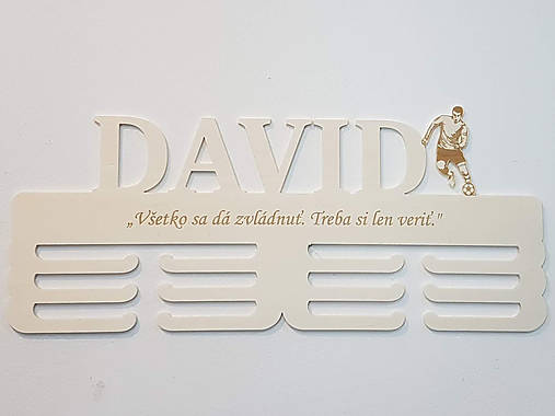 Držiak na medaily na mieru 45cm futbal