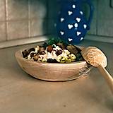Nádoby - Drevený lipový sedliacky tanier - 11676401_