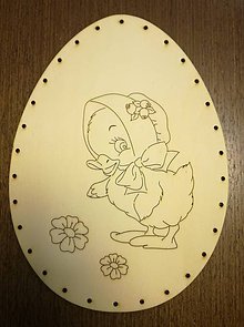 Polotovary - Dno na pletenie z pedigu - vajíčko veľké - 11678673_