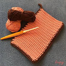 Úžitkový textil - Bavlnená žinka na kúpanie Rukavička / rozmer 21 x 14 cm (Pestrofarebná) - 11677485_
