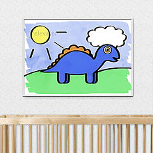 Grafika - Kreslený dinosaurus - 11680555_