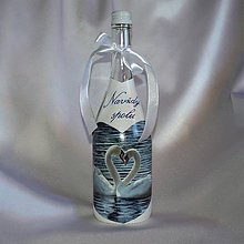 Nádoby - Darčeková fľaša k výročiu Navždy spolu - 11683027_