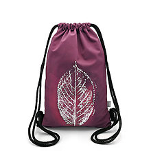 Batohy - Softshellový ruksak BURGUNDY LEAF - 11681133_