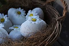 Dekorácie - Vajíčka s kvietkom - 11683750_