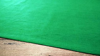 Textil - Bavlnená látka - Zelena  - cena za 10 centimetrov (Zelená I) - 11685058_