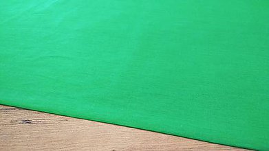 Textil - Bavlnená látka - Zelena  - cena za 10 centimetrov (Zelená II) - 11685059_
