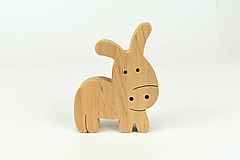 Oslík - malé drevené zvieratko