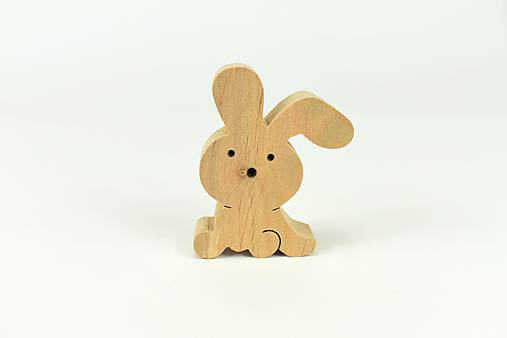 Zajko - malé drevené zvieratko