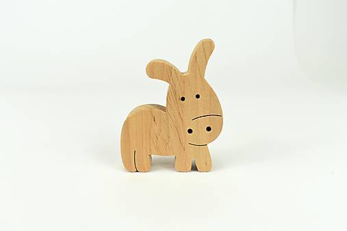 Oslík - malé drevené zvieratko