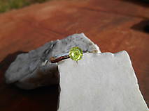 Prstene - green ,,OLIVINA,, olivín-striebro - 11687064_