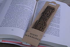 Papiernictvo - Drevená záložka Wood Bookmarks - 11686445_