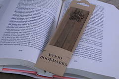 Papiernictvo - Drevená záložka Wood Bookmarks - 11686474_