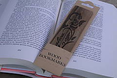 Papiernictvo - Drevená záložka Wood Bookmarks s menom na želanie - 11686536_