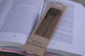 Papiernictvo - Drevená záložka Wood Bookmarks - 11686002_
