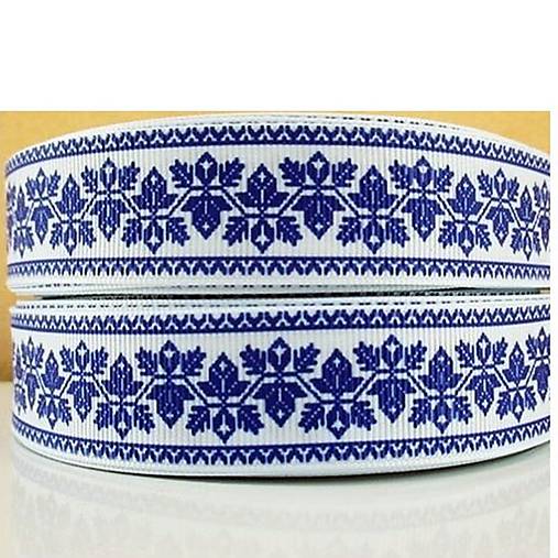 Galantéria - Stuha rypsová š.25 mm- modrá bledšia - 11689390_