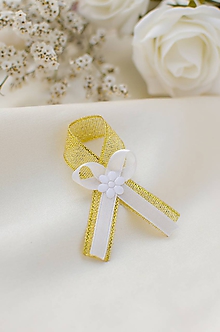 Svadobné pierka - svadobné pierka (Zlaté pierka so štrasom) - 11692303_