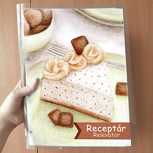 Papiernictvo - Receptár sladká kresba (stracciatella zákusok) - 11692662_