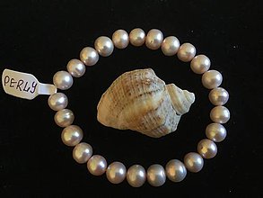 Náramky - Náramok z pravých prírodných perál - 11695377_