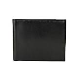 Pánske tašky - Pánska elegantná peňaženka z pravej kože v čiernej farbe - 11695382_