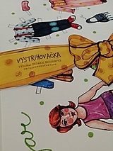 Hračky - Papierová bábika s oblečením (vystrihovačka) - 11695622_