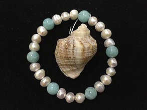 Náramky - Náramok pravá prírodná perla - 11699788_