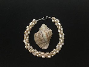 Náramky - Náramok pravá prírodná perla - 11699853_