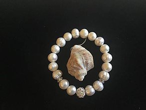 Náramky - Náramok pravá prírodná perla - 11700834_