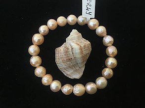 Náramky - Práva prírodná morská perla keshi AA kvalita - 11704243_
