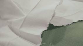 Textil - Bavlnená látka - biela škrobená 180 g - cena za 10 centimetrov - 11711293_