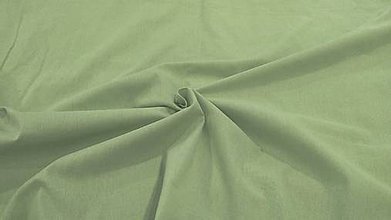 Textil - Bavlnená látka - zelená 130 g - cena za 10 centimetrov - 11711298_