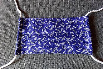 Rúška - Rúško modrotlač... 100%bavlna, 1-vrstvové - 11710901_
