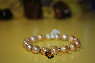 Náramky - Náramok pravá prírodná morská perla AA kvality - 11710468_