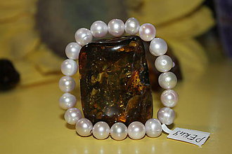 Náramky - Náramok pravá prírodná morská perla - 11710481_