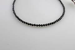 Náhrdelníky - turmalín náhrdelník - čierny turmalín skoryl - 11712358_
