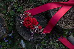 Opasky - Kvetinový opasok "ruža od teba" - 11714102_