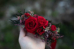 Opasky - Kvetinový opasok "ruža od teba" - 11714105_