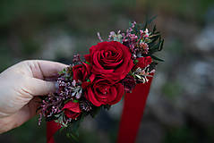 Opasky - Kvetinový opasok "ruža od teba" - 11714107_