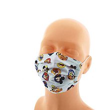 Rúška - Ochranné rúško detské rúško dvojvrstvová bavlnená rúška, ochranná maska - 11723285_