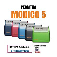 Papiernictvo - Pečiatka MODICO 5 - 11721779_