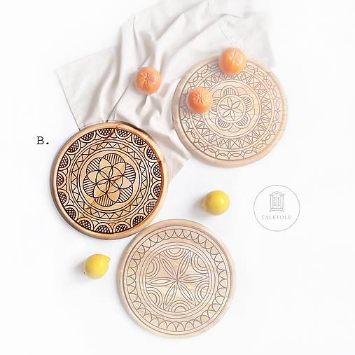 Podnos s Kyjatickym vzorom