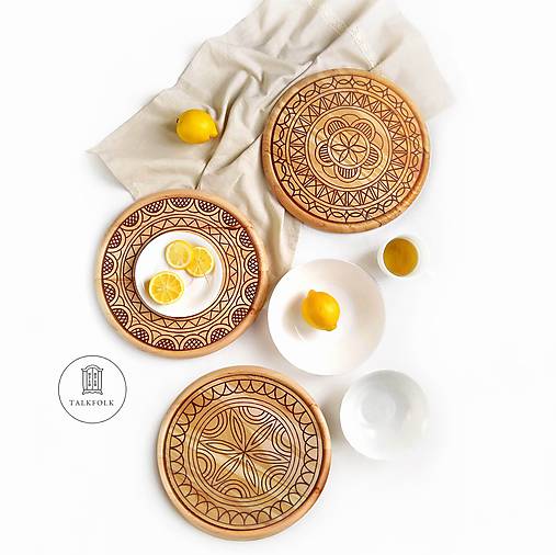 Podnos s Kyjatickym vzorom