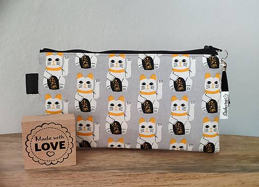 Taštička Maneki Neko, kozmetická malá