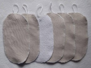Úžitkový textil - odličovacie tampony C1 - 11729831_