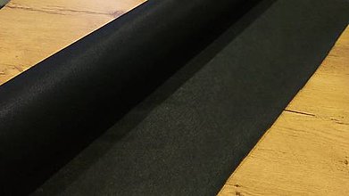 Textil - Nažehľovací vlizelín - cena za 10 cm (Čierna) - 11732635_